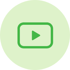 再生ボタンのイメージアイコン